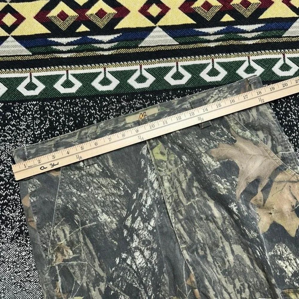 Vintage super baggy faded realtree camo cargo pants w/adjustable waist - Picture 5 of 8